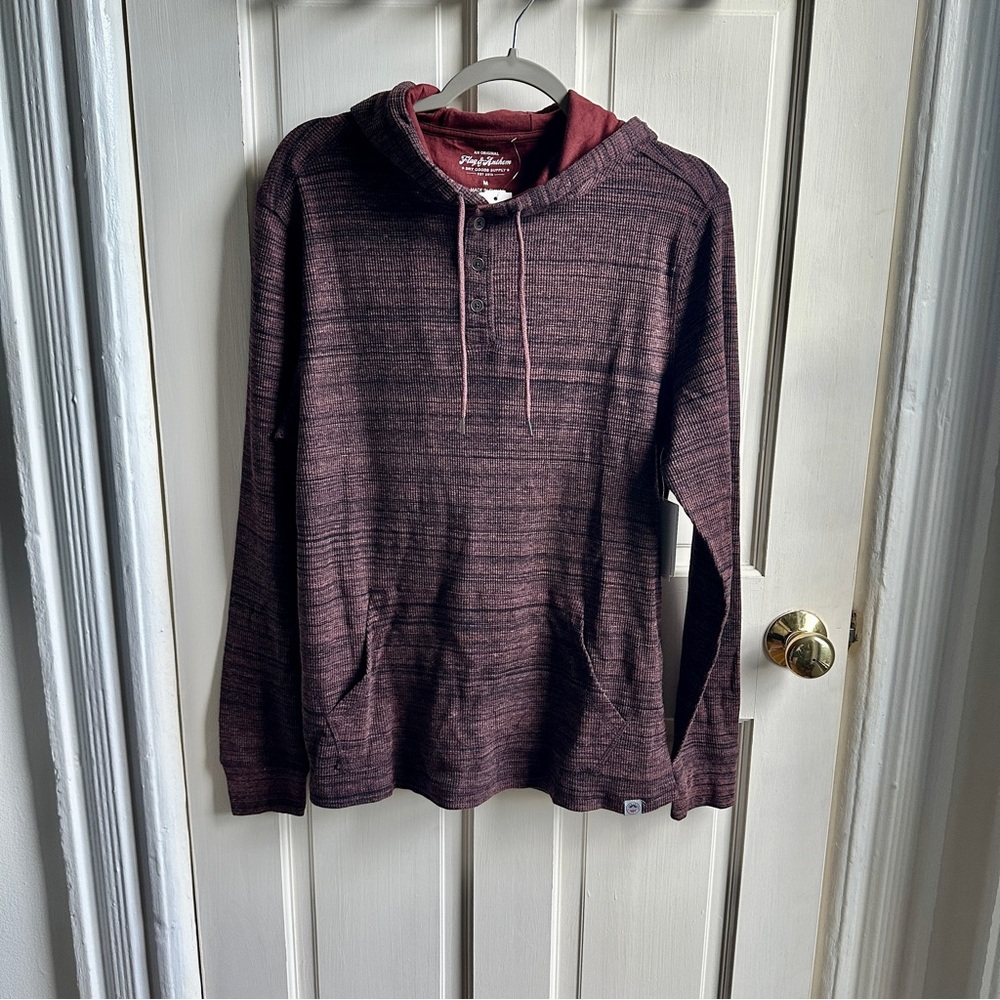 Flag & Anthem Henley Hoodie